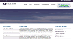 Desktop Screenshot of acadialawgroup.com